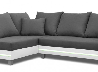 Ecksofa Wohnlandschaft Sofa Couch L Form Polster Couchen Leder Design